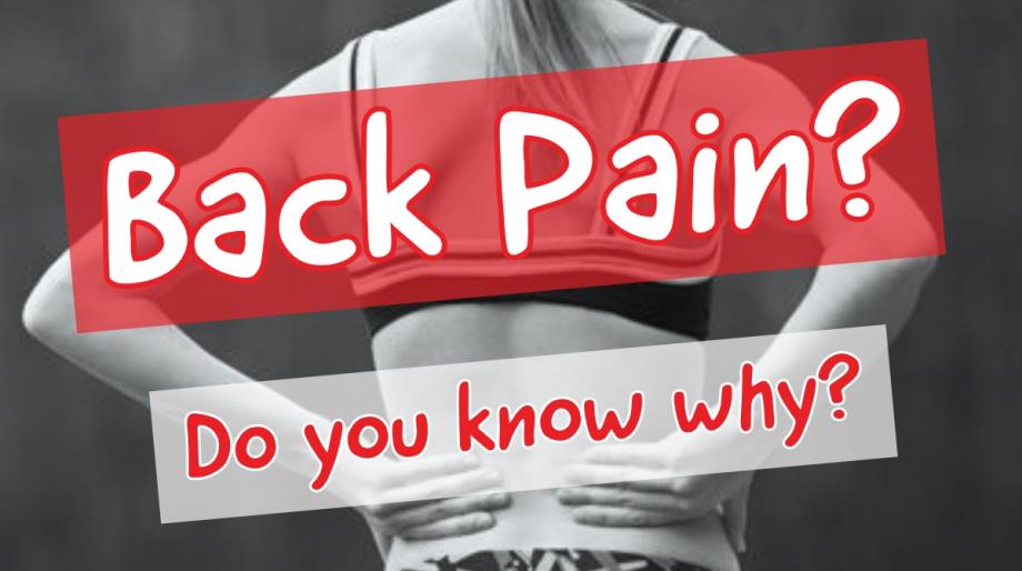 back pain with banner