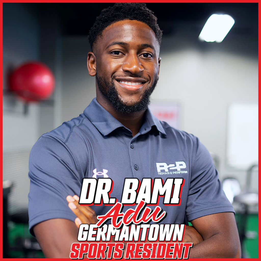 Sports Resident & Physical Therapist, Dr. Bami Adu