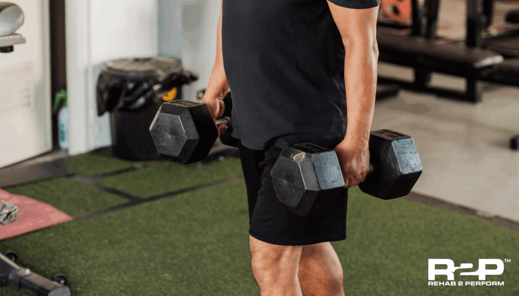 farmers carry. wrist and elbow pain