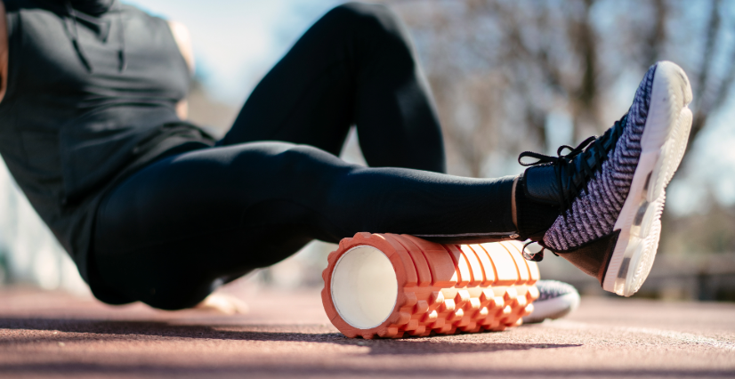 foam rolling for runners. stretching physical therapy