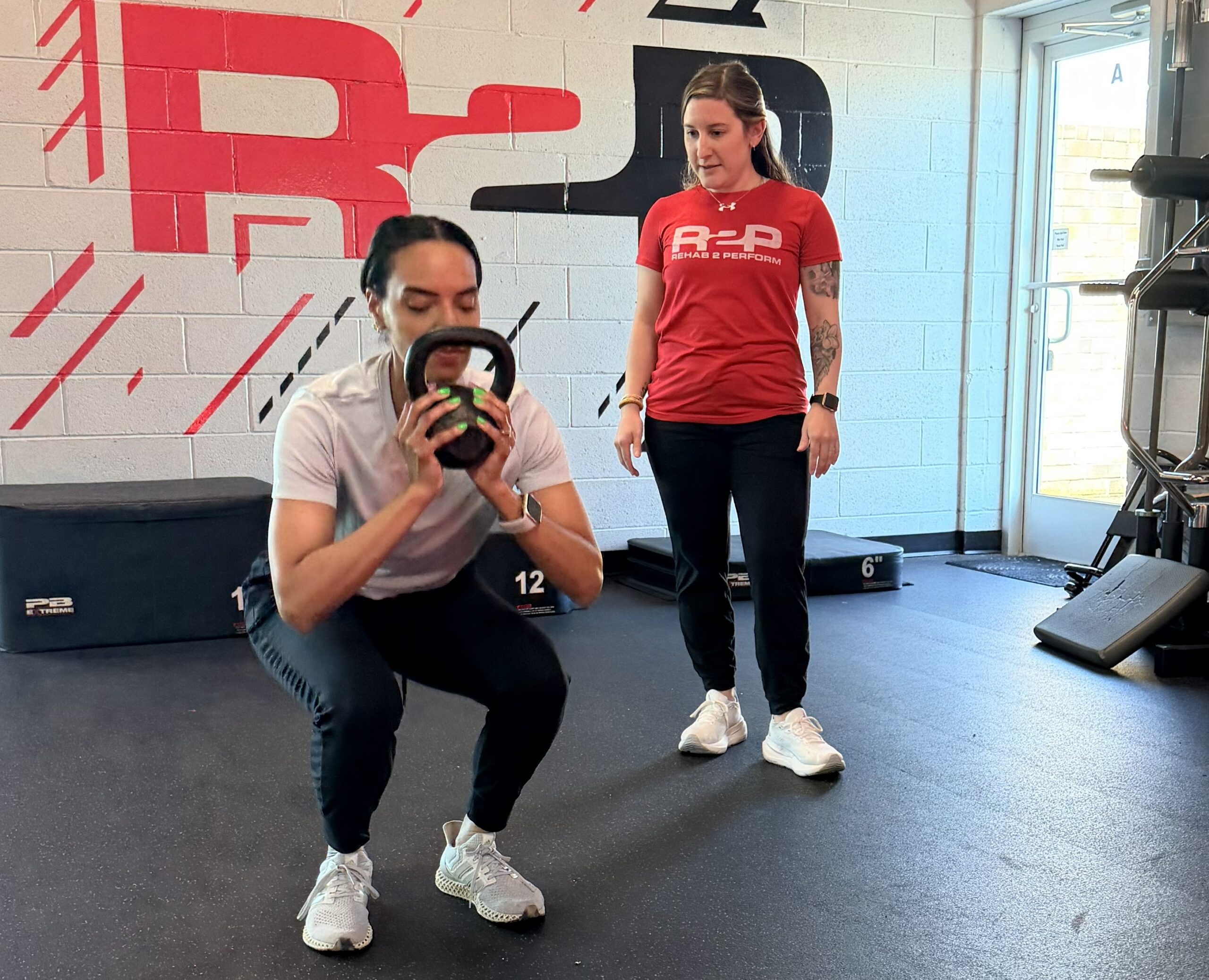 kettlebell squat physical therapy rehab 2 perform