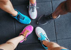 running shoes science physical therapy